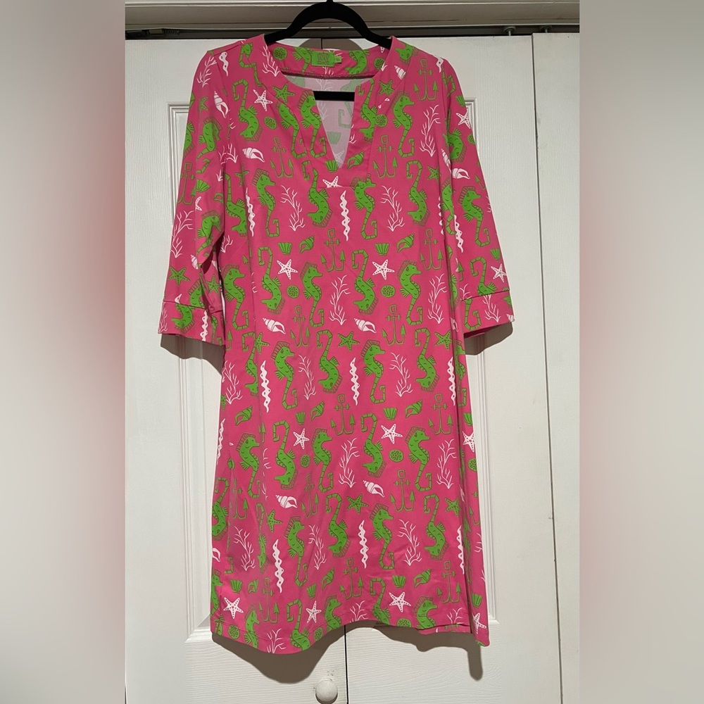 💗💚 Katherine Way dress Sand dollar,  Seahorse, Starfish Anchor XL